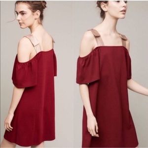 NEW! Anthropologie wine dress